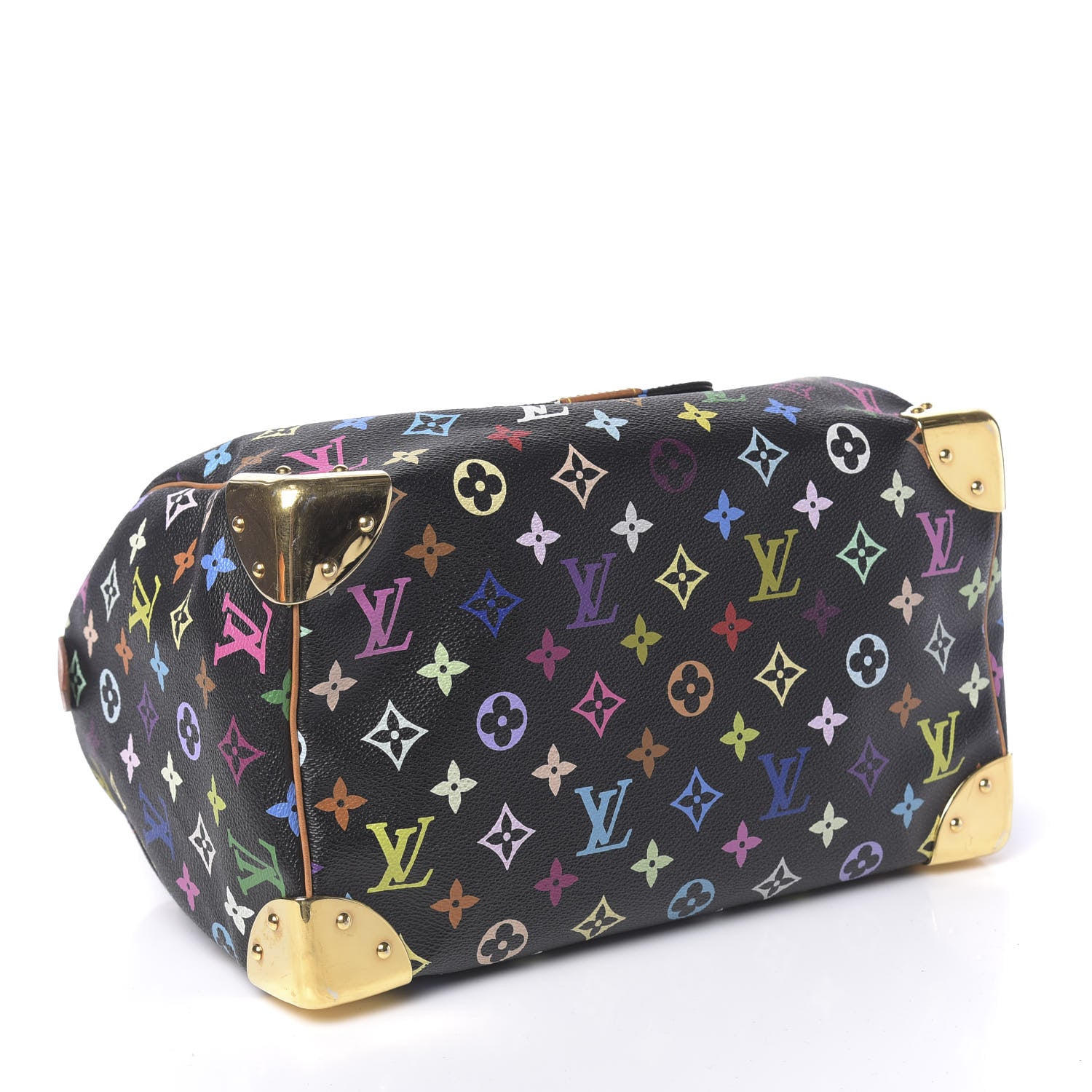 Louis Vuitton Monogram Multicolor Speedy 30 Black 4 of 10
