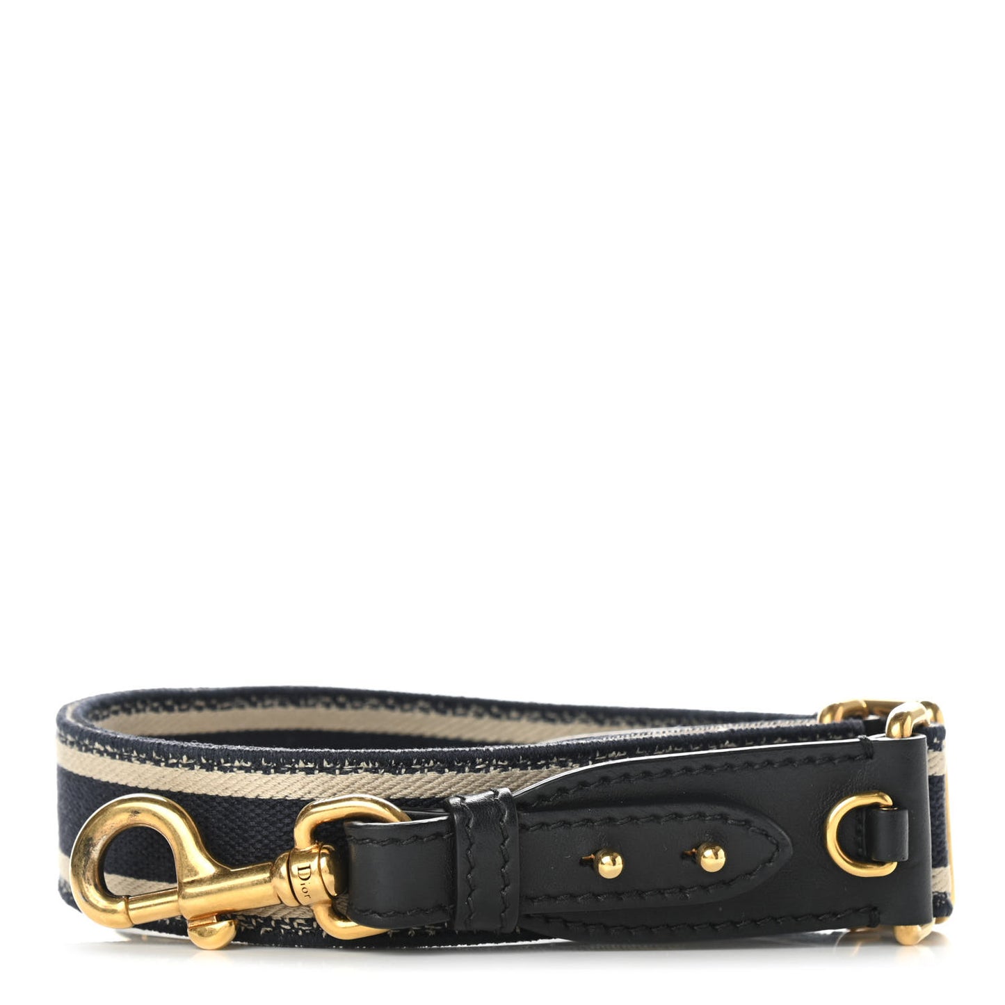 Canvas Embroidered Shoulder Strap Blue