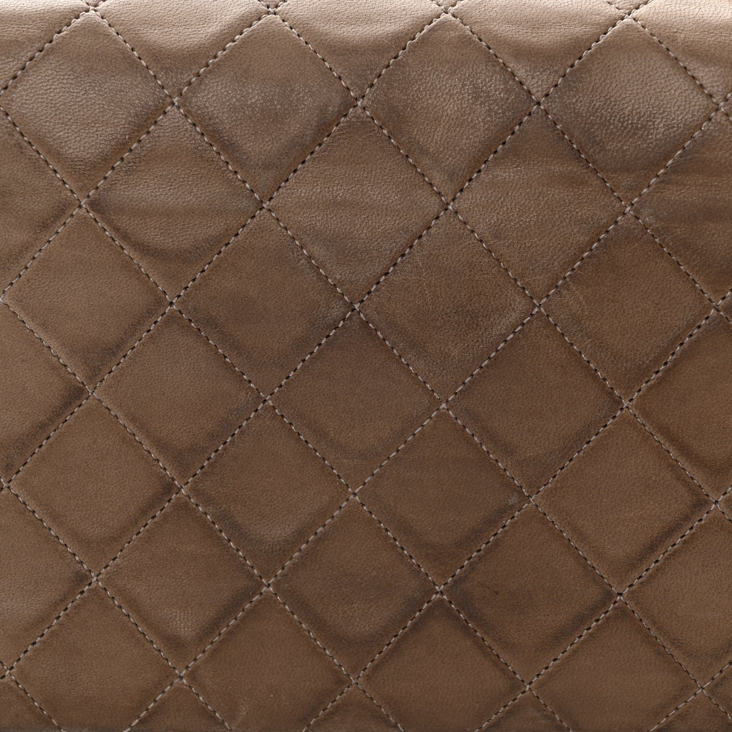Lambskin Quilted Medium Single Flap Beige