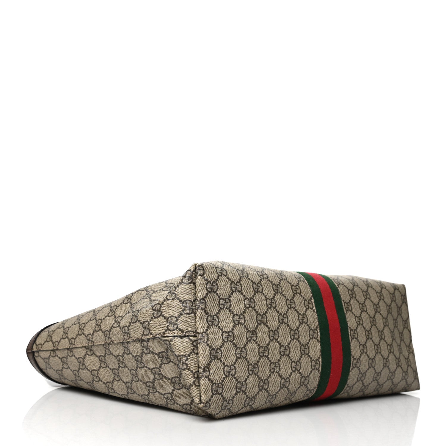 Gucci GG Supreme Monogram Medium Ophidia Shopping Tote Brown 4 of 8