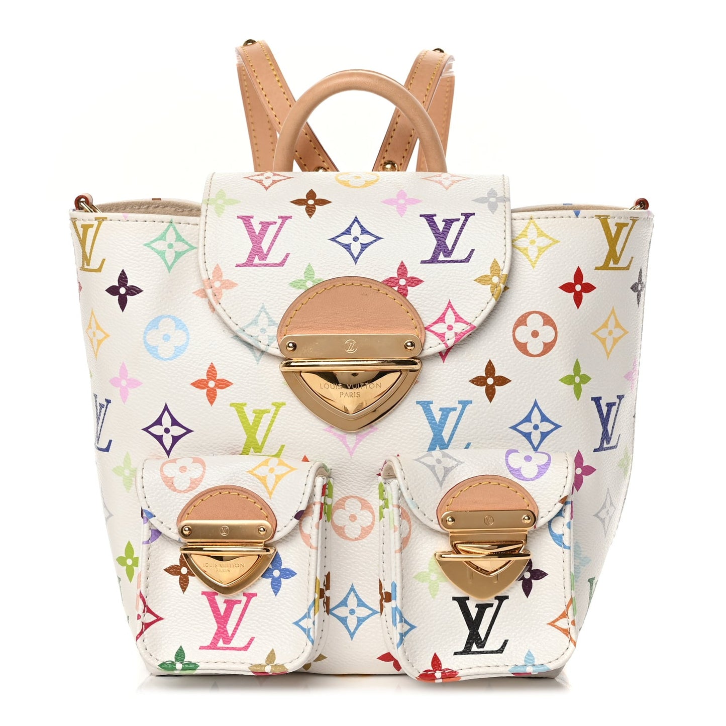 LV X TM Monogram Multicolor Venice Backpack White