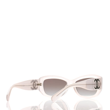 Chanel Acetate Rectangle Sunglasses 5493 Grey 4 of 8