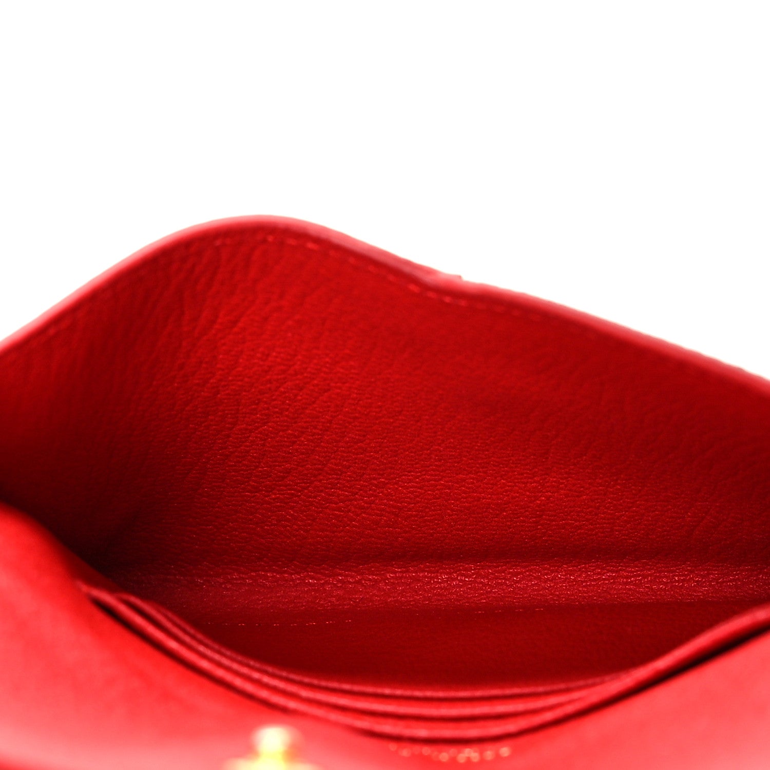 Miu Miu Goatskin Madras Love Wristlet Pouch Black 5 of 7