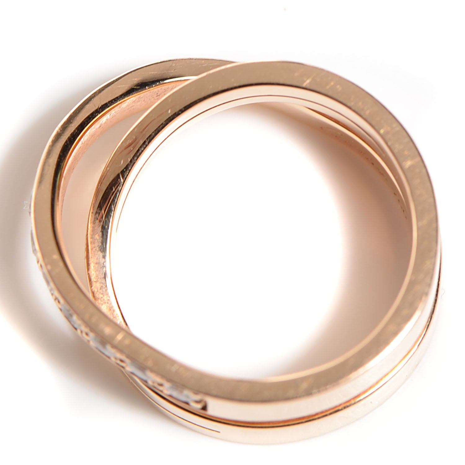 Cartier 18K Pink Gold Diamond Paris Nouvelle Vague Ring 51 5.75 4 of 6