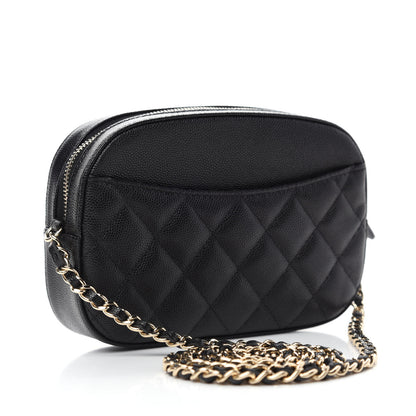 Chanel Caviar Quilted Vanity With Chain Black 4 of 13