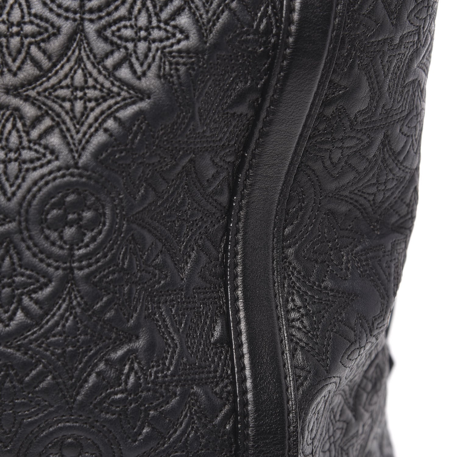 Louis Vuitton Monogram Lambskin Antheia Ixia MM Black 10 of 14