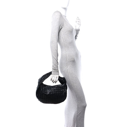 Bottega Veneta Nappa Intrecciato Teen Jodie Hobo Black 2 of 10