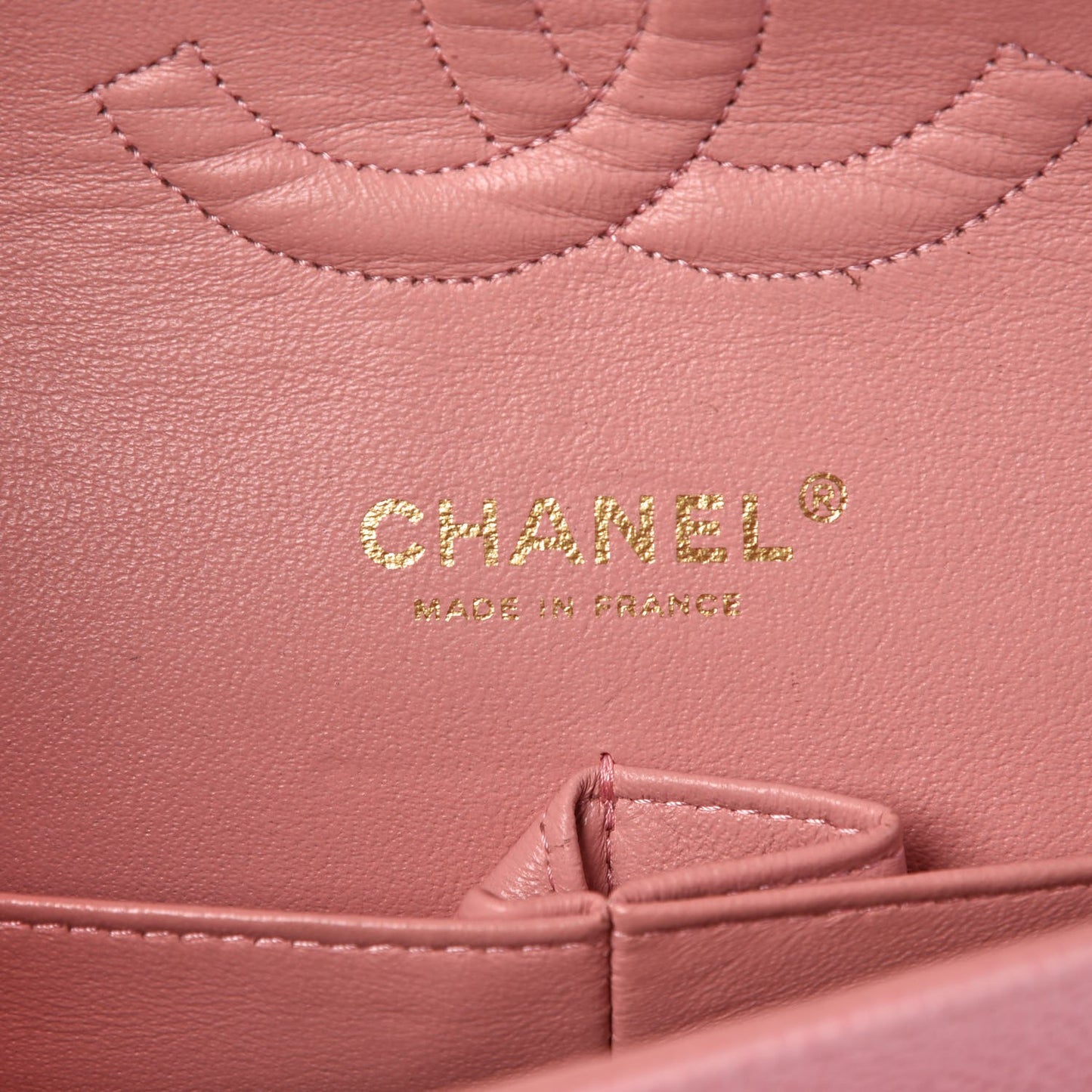 Caviar Quilted Medium Double Flap Pink