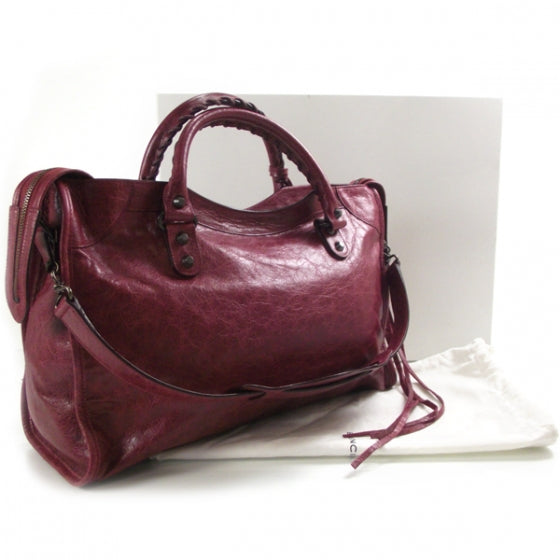 Balenciaga Agneau City Pourpre 3 of 12