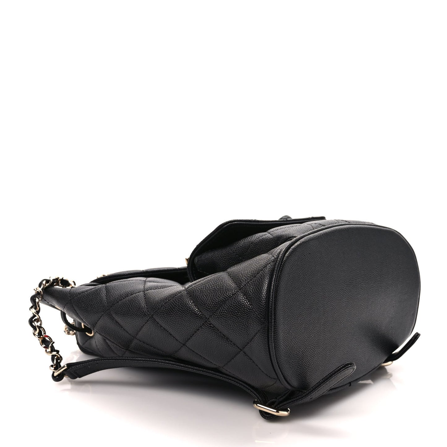 Caviar Quilted Backpack Bag Black