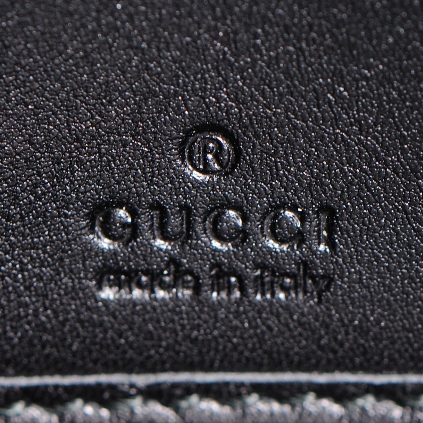 Guccissima Sukey Zip Around Wallet Black