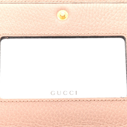 Gucci Calfskin Mini GG Marmont Chain Wallet  Porcelain Rose 5 of 8