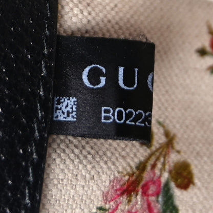 Gucci Calfskin Web Floral Embroidered Medium Dionysus Shoulder Bag Black 6 of 9