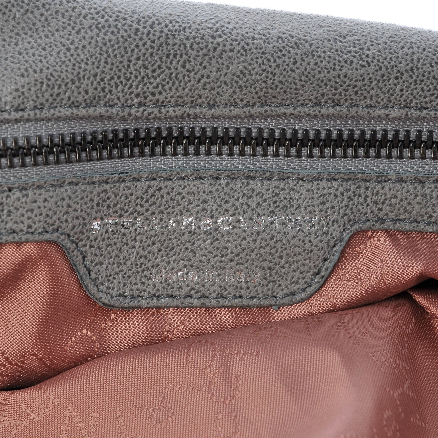 Shaggy Deer Falabella Fold Over Tote Grey