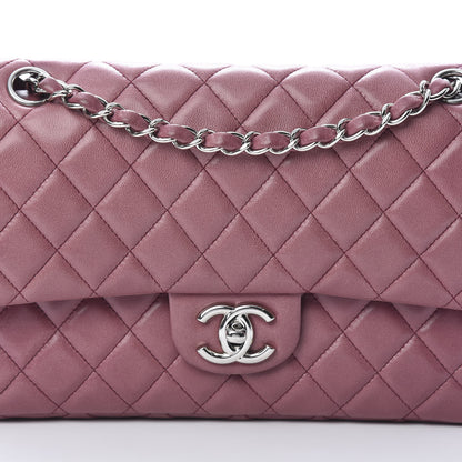 Chanel Lambskin Quilted Medium Double Flap Pink 8 of 15