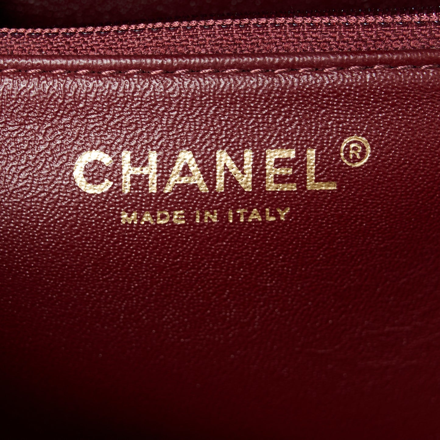 Lambskin Quilted Medium Trendy CC Bowling Bag Beige