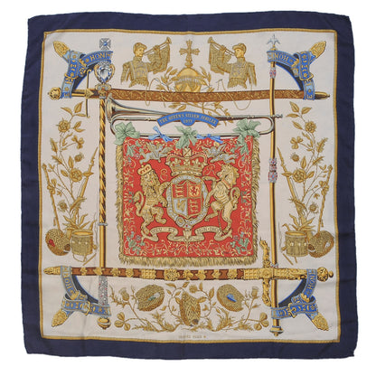 Hermes Silk The Queen's Silver Jubilee Scarf 90 1 of 6