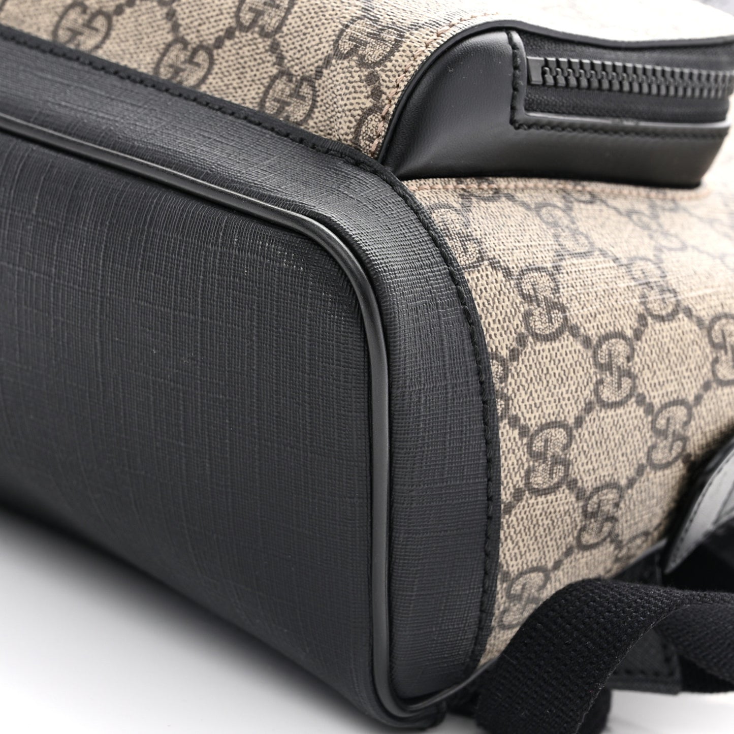 GG Supreme Monogram Small Eden Day Backpack Black