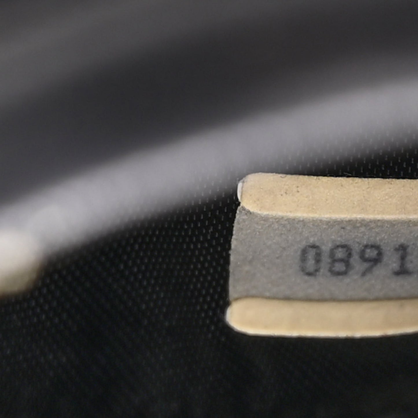 Lambskin Quilted CC Tassel Camera Case Black