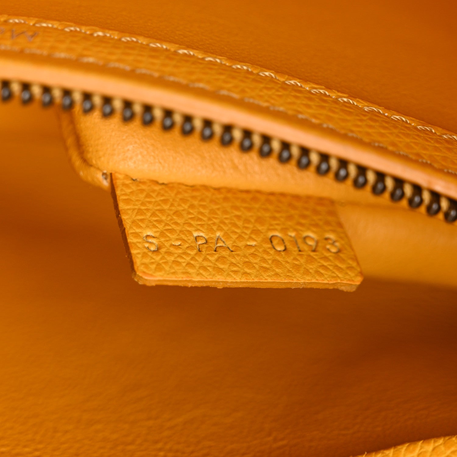 Celine Grained Calfskin Medium Phantom Luggage Saffron 7 of 14