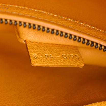 Celine Grained Calfskin Medium Phantom Luggage Saffron 7 of 14