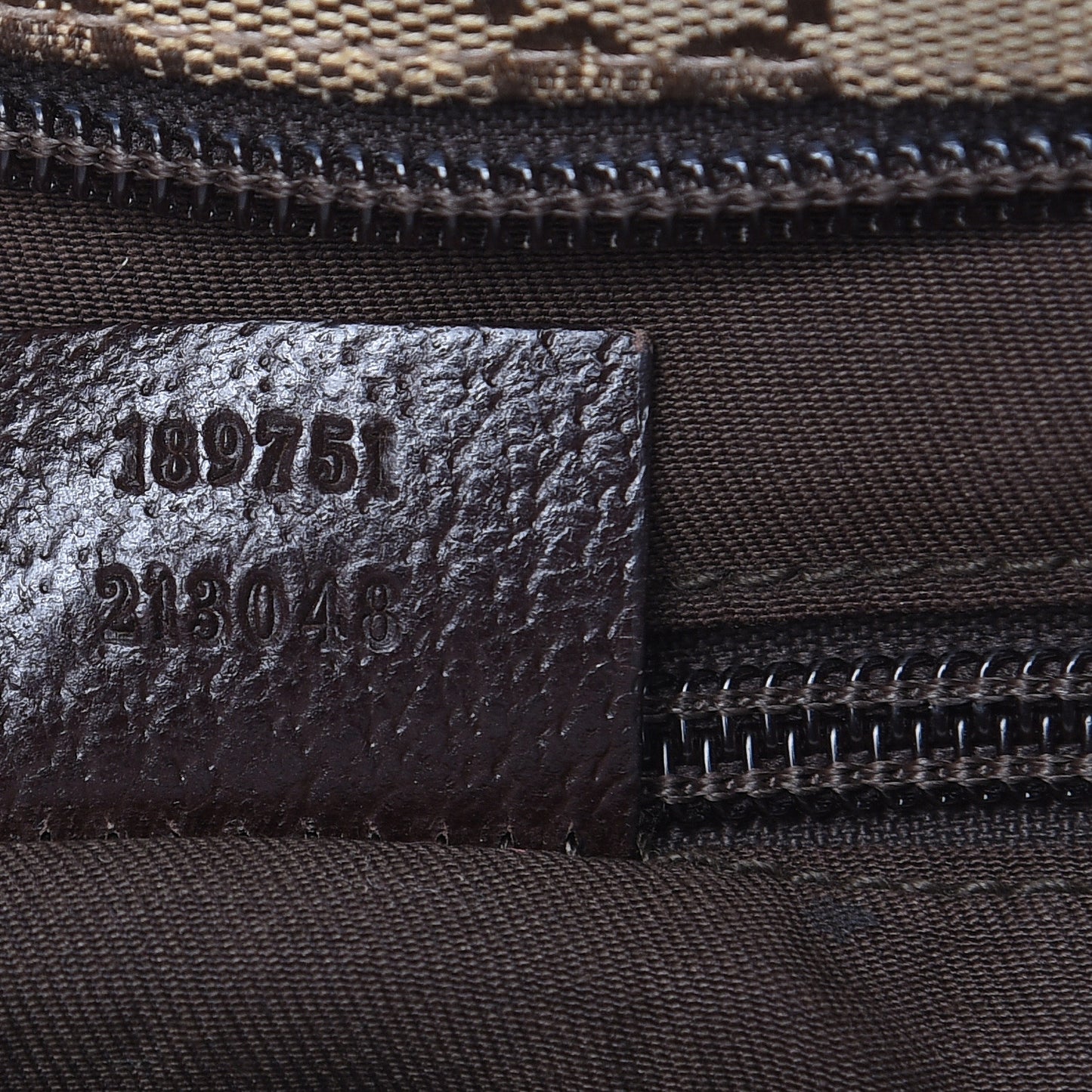 Monogram Web Medium Flat Messenger Bag Brown