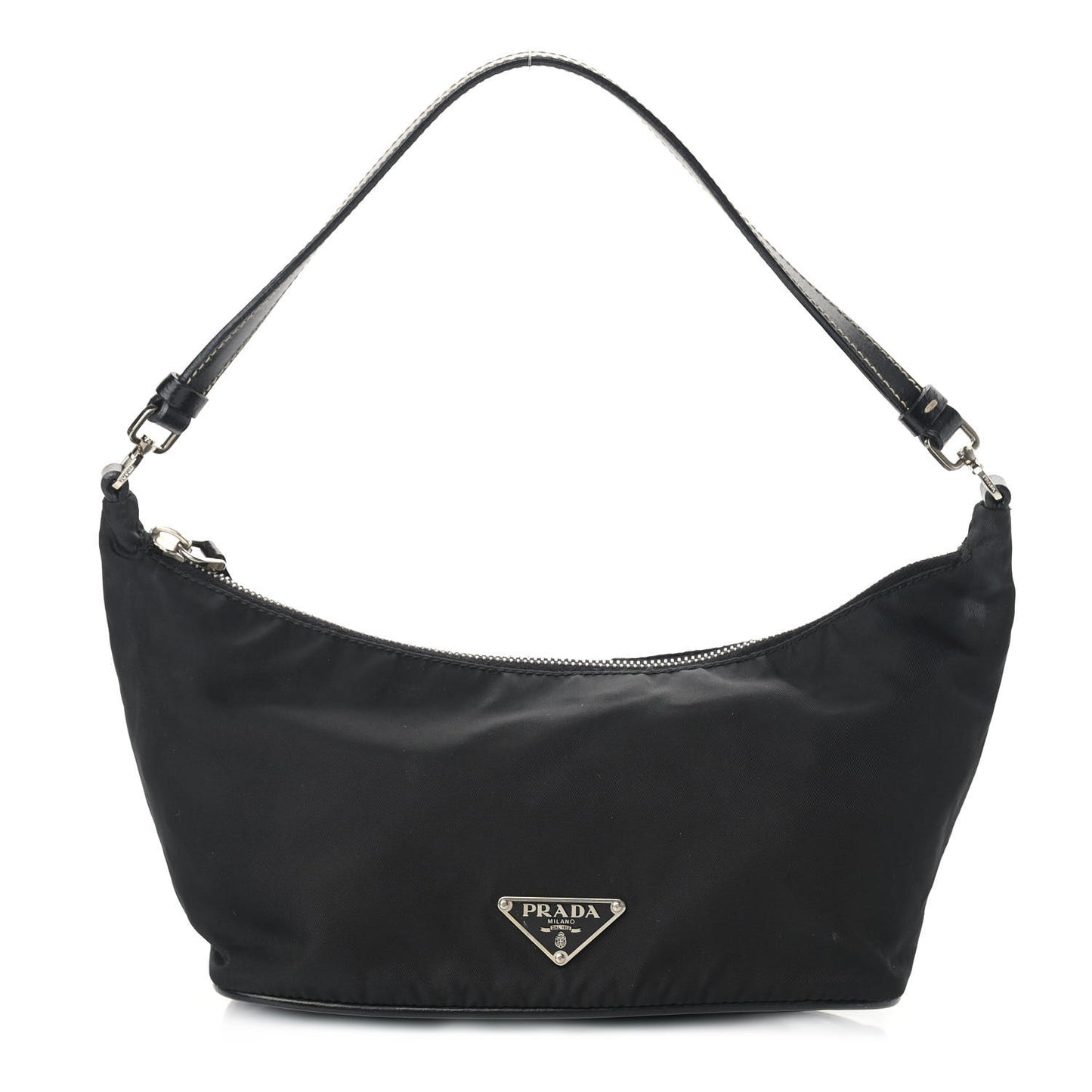 Tessuto Nylon Pochette Bag Black