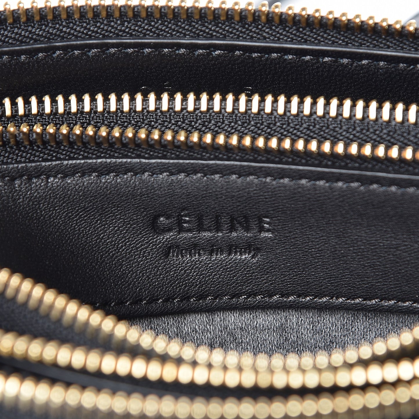 Lambskin Small Trio Crossbody Bag Black