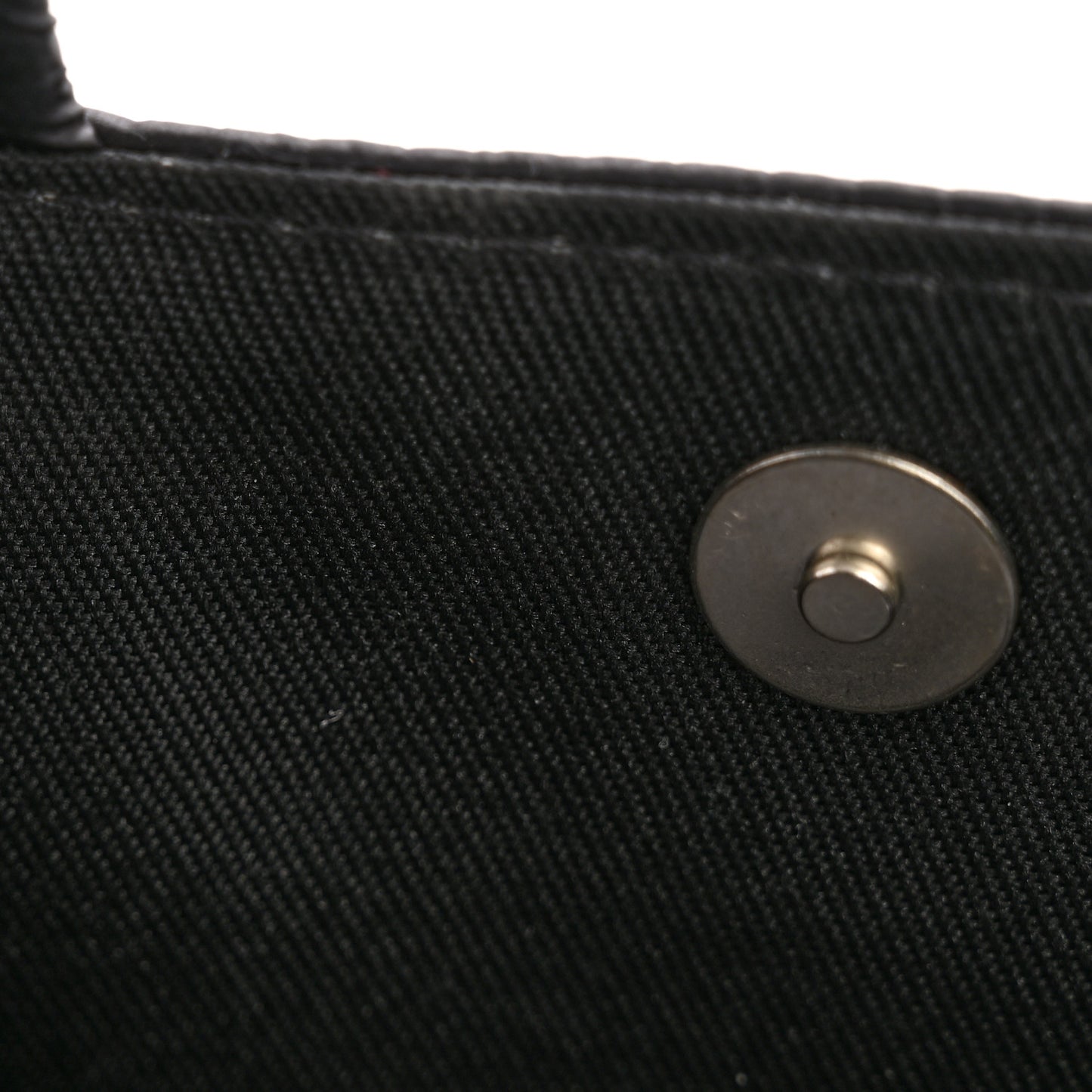 Nylon Small Puff Shopping Bag Black