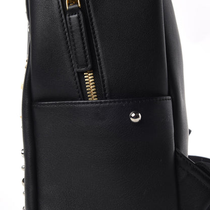 MCM Smooth Calfskin Radial Studded Stark Small Backpack Black 20 of 26