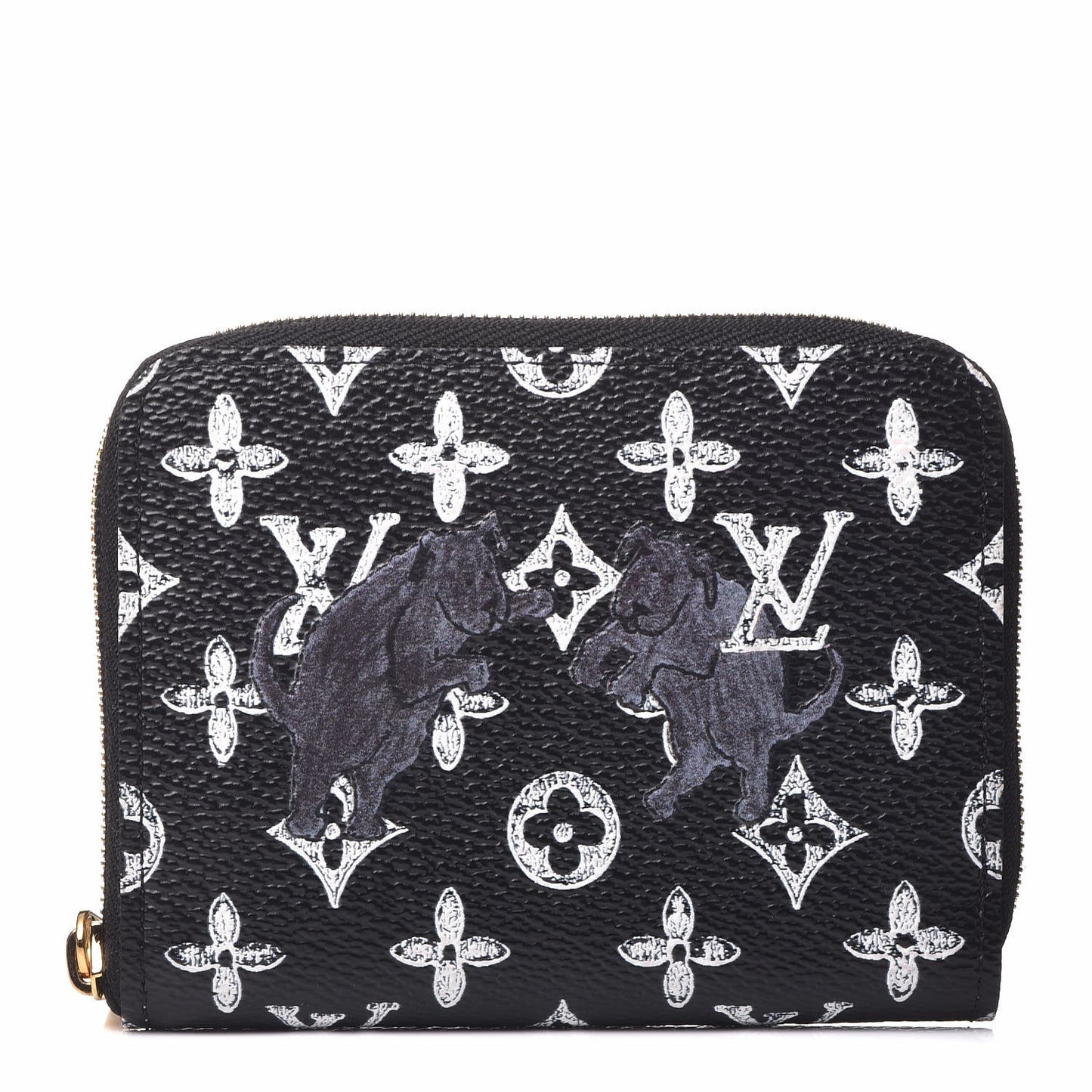 Catogram Zippy Coin Purse Black