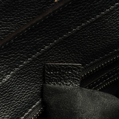 Celine Drummed Calfskin Micro Luggage Black 7 of 7