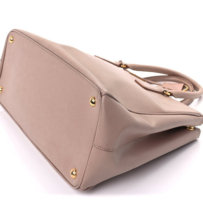Prada Saffiano Medium Galleria Double Zip Tote  Beige 8 of 8