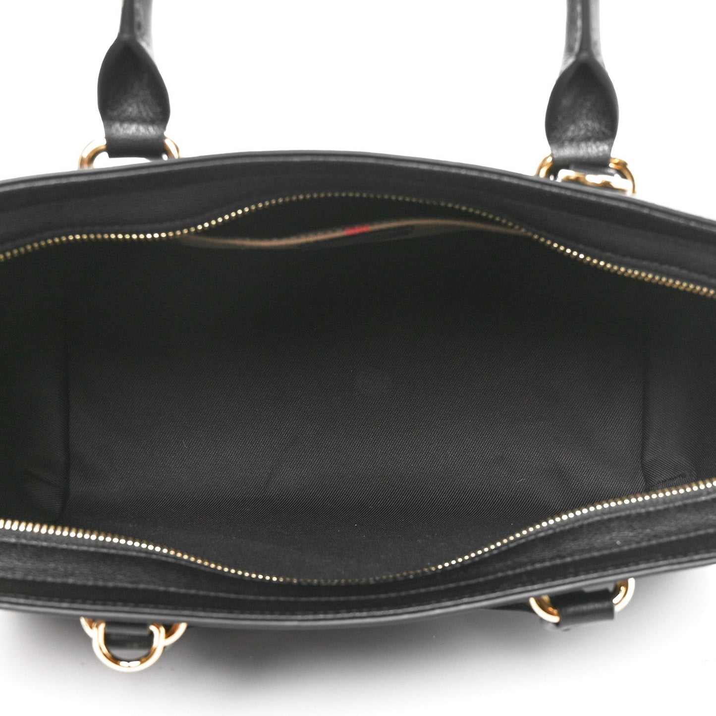 Calfskin Mega Check Small Banwell Tote Black