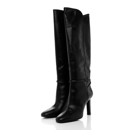 Saint Laurent Jane 90 Knee High Boots 40 Black 3 of 9