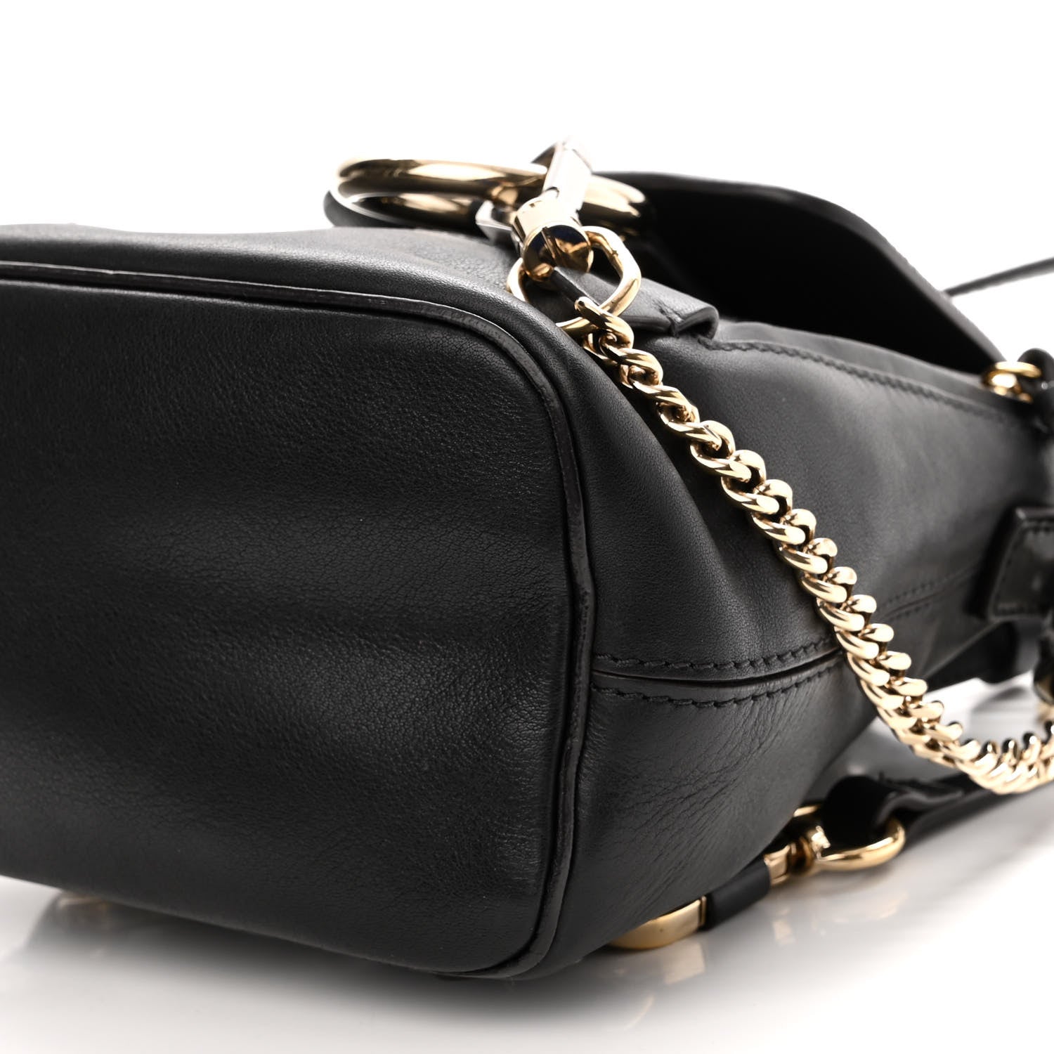 Chloe Suede Calfskin Mini Faye Backpack Black 10 of 10