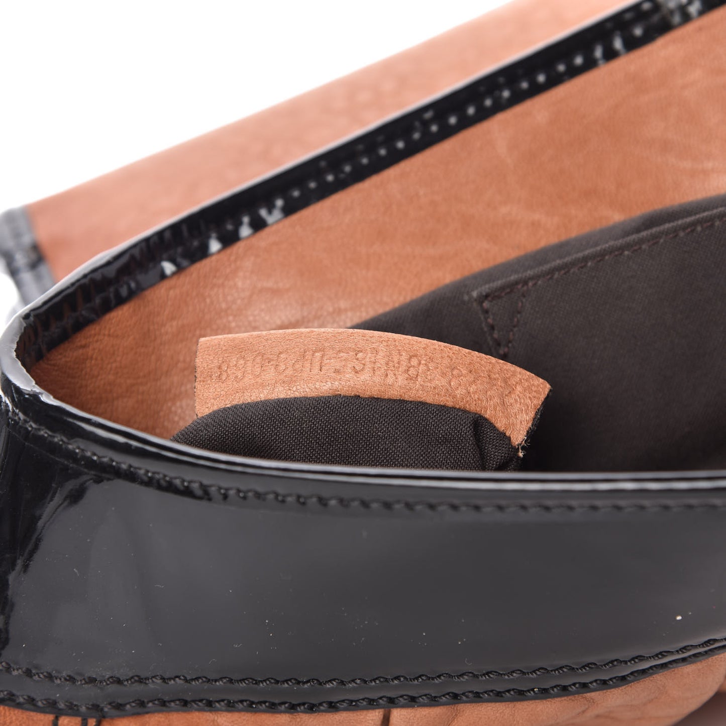 Nappa Patent B Bag Osso Black