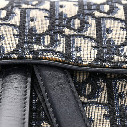 Christian Dior CHRISTIAN DIOR Oblique Saddle Bag Blue 11 of 11