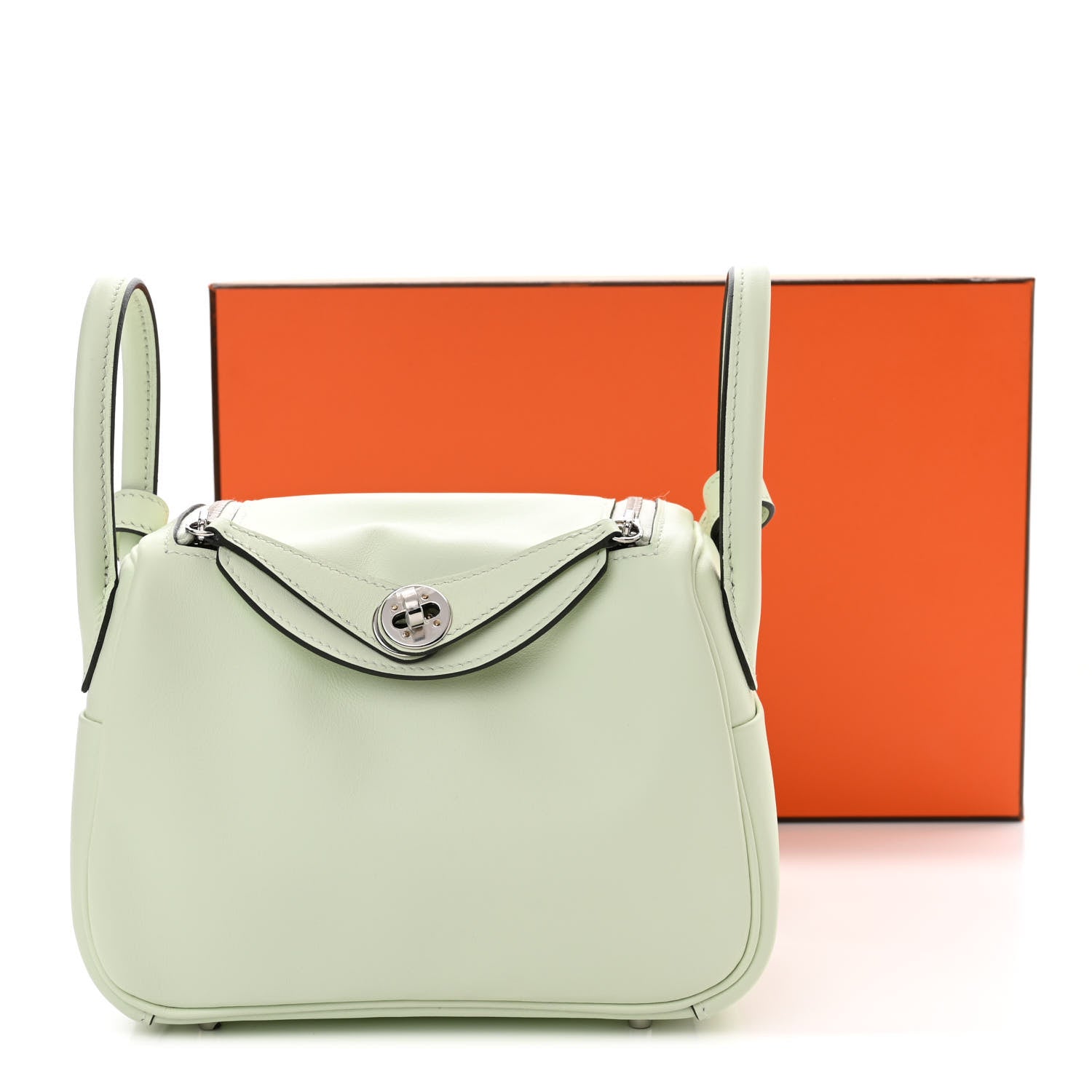 Hermes Swift Mini Lindy 20 Vert Fizz 11 of 11