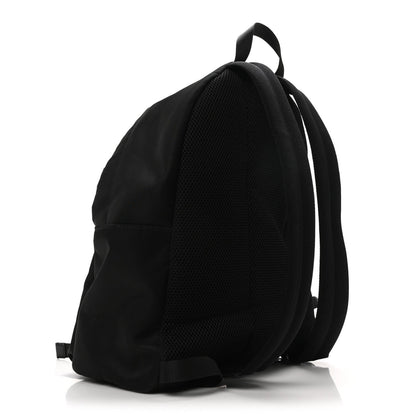 Fendi Nylon Vitello Elite Monster Eyes Rounded Backpack Black Yellow 3 of 7