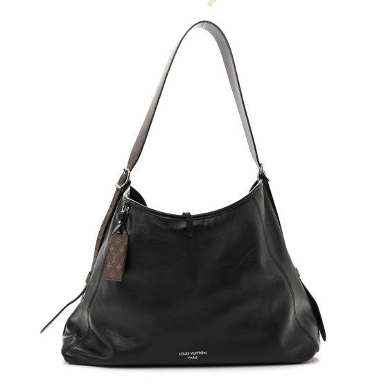 Louis Vuitton Lambskin CarryAll Vibe MM Black 1 of 1