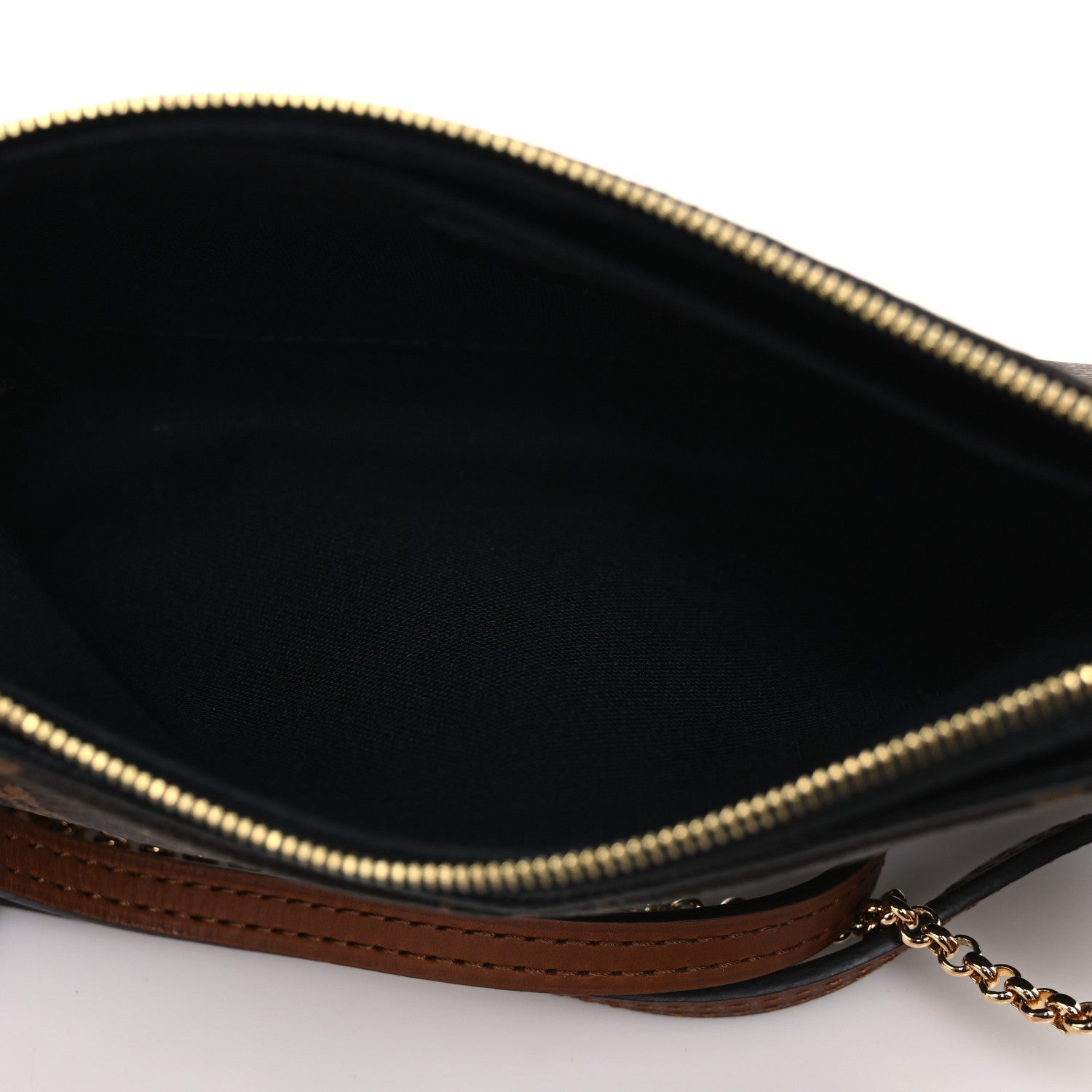 Louis Vuitton Monogram Pallas Clutch Black 5 of 7