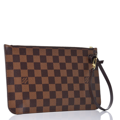 Louis Vuitton Damier Ebene Neverfull MM GM Pochette 3 of 8