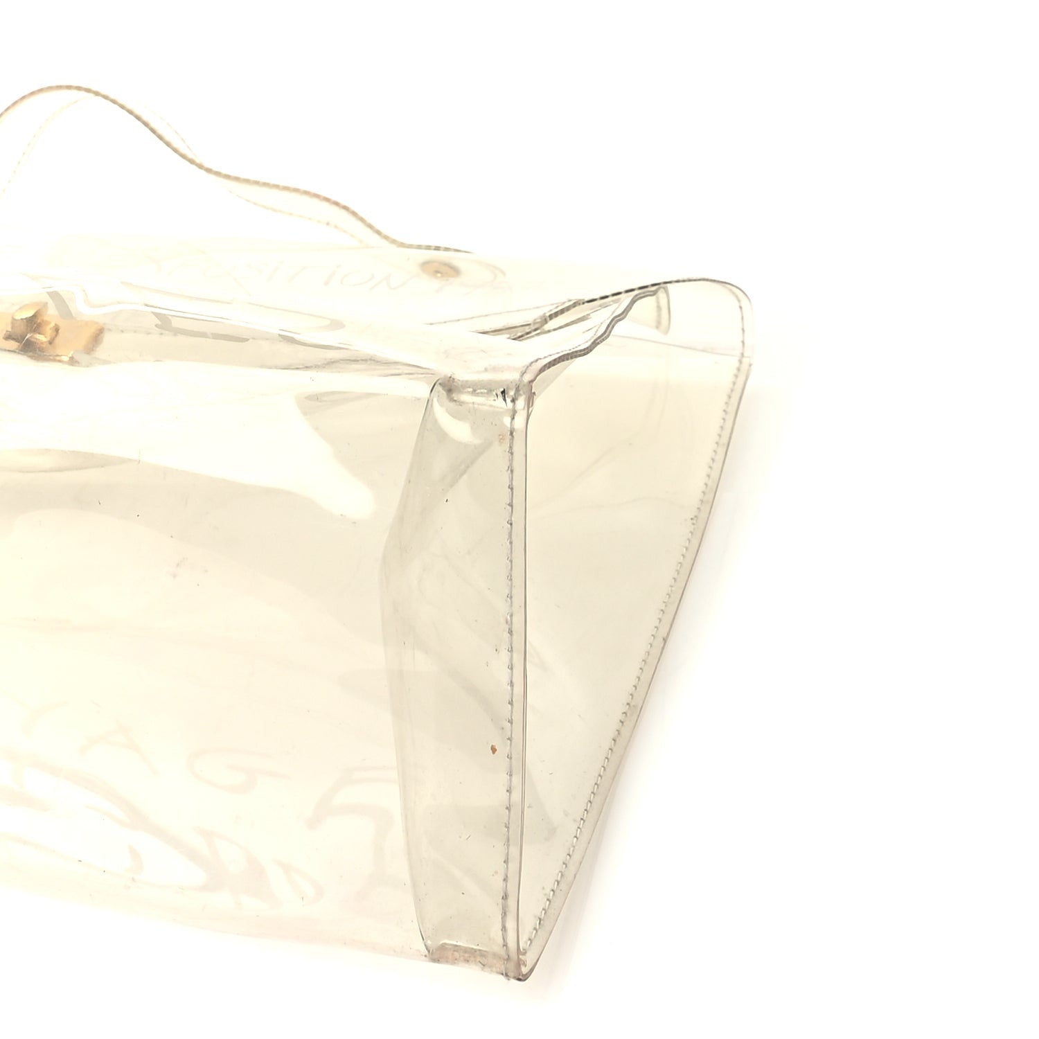 Hermes Vinyl Souvenir De L'Exposition Kelly Transparent 8 of 8