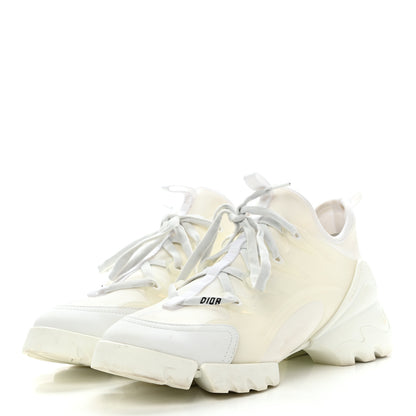Christian Dior Technical Fabric Rubber Womens D-Connect Sneakers 38.5 White 3 of 8
