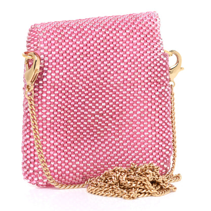 Fendi Glass Beaded Mini Pico Baguette Charm Orchidea 3 of 6