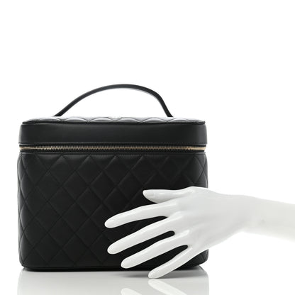 Chanel Caviar Quilted Large Vanity Pouch Black 2 of 7