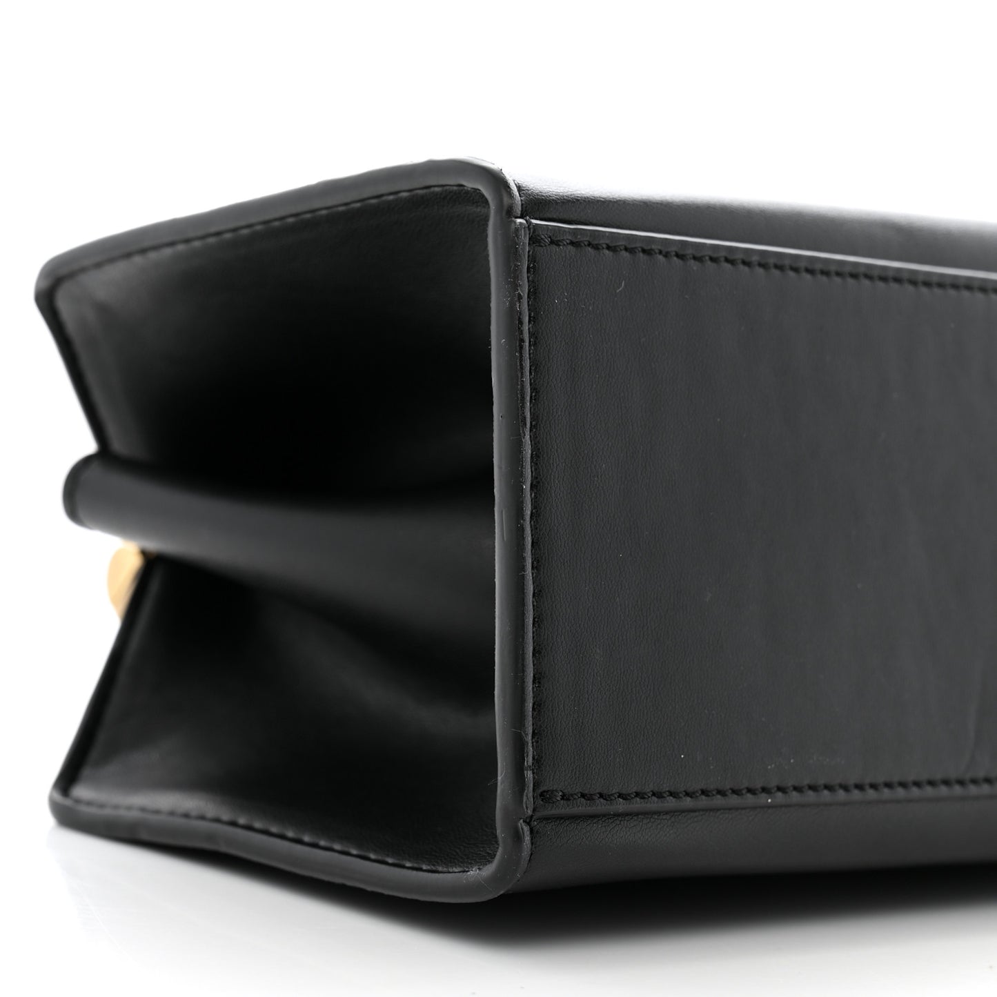 Eco Alter Nappa Small Chunky Chain Bag Black