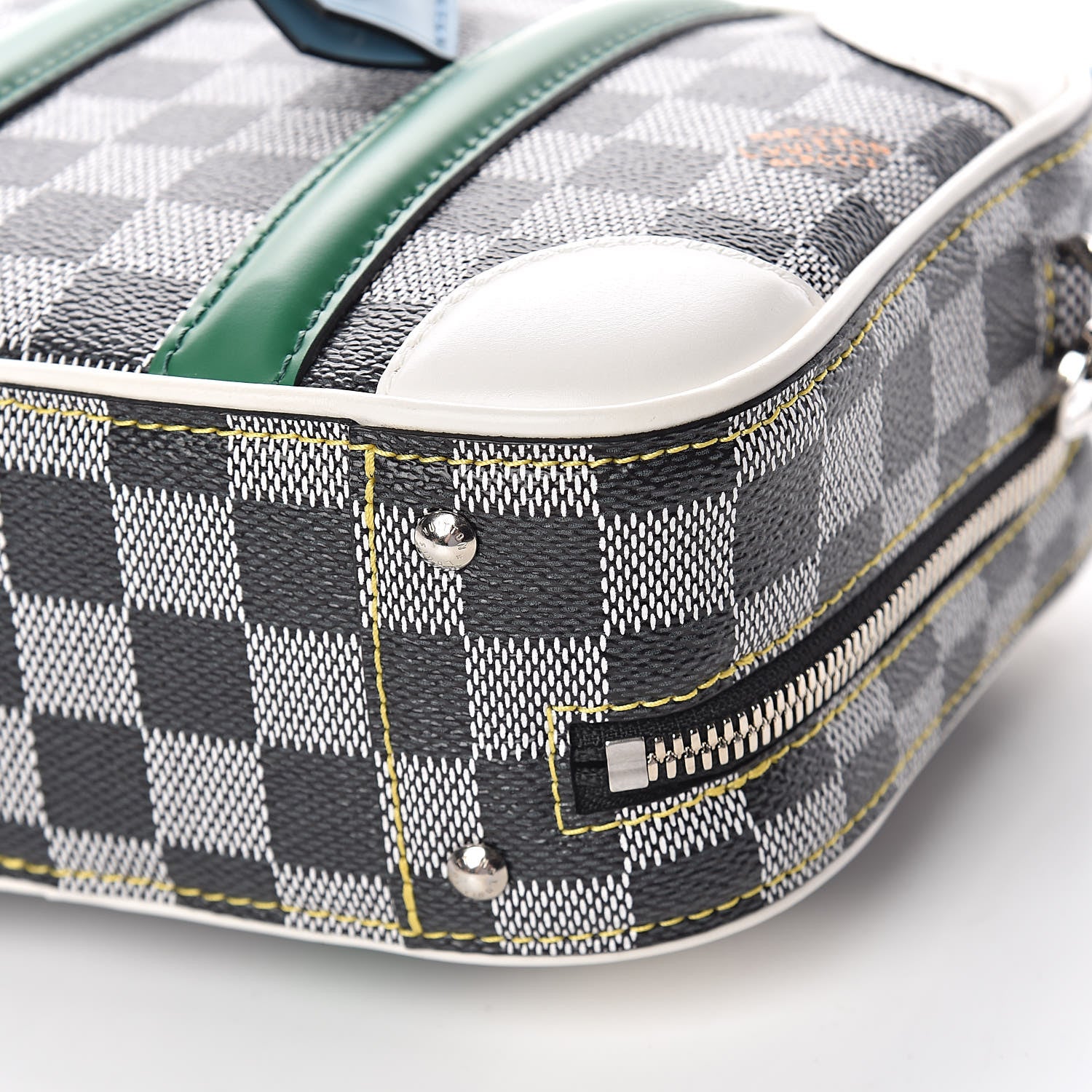 Louis Vuitton Damier Valisette BB Black White 8 of 10