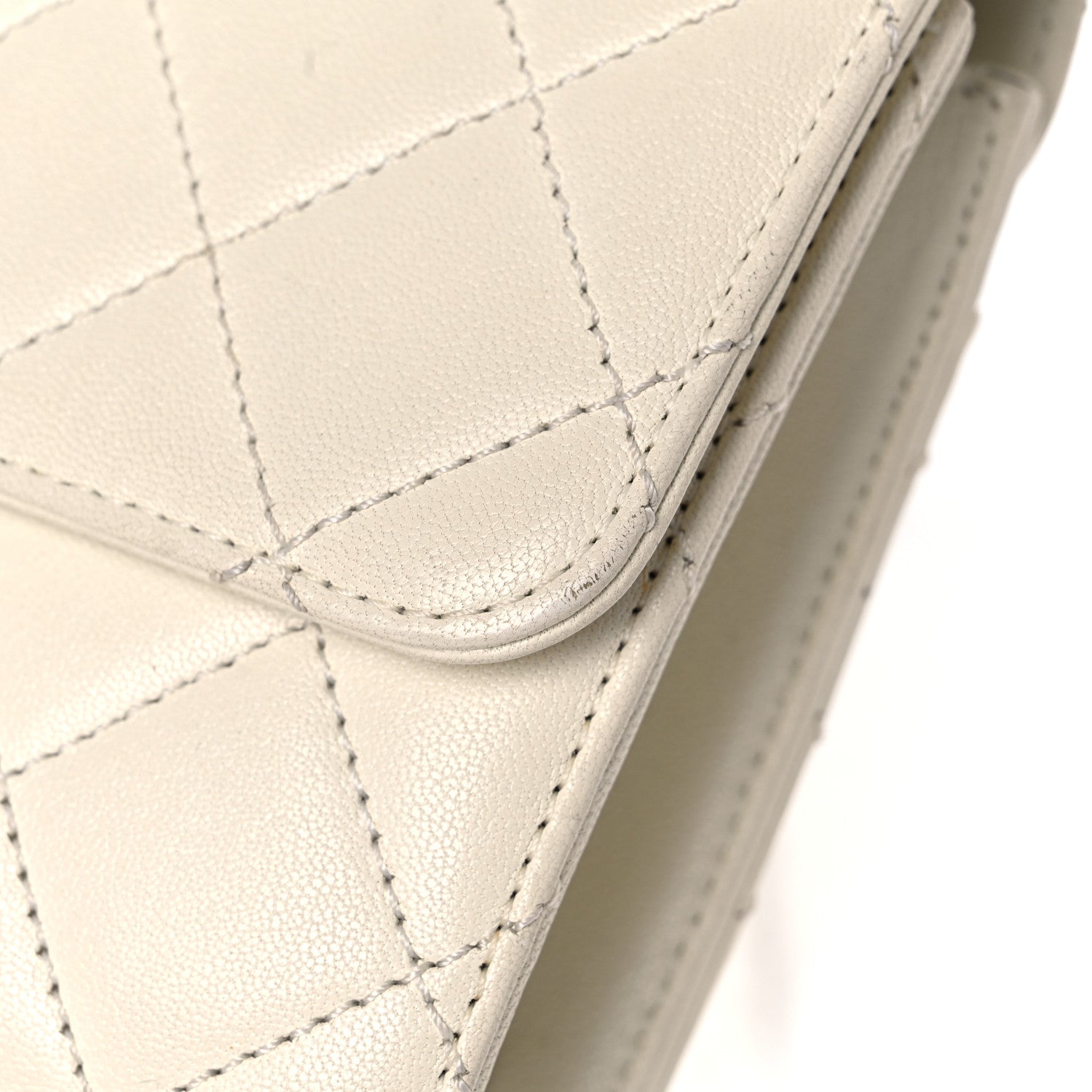 Chanel Sheepskin Quilted Mini Beauty Lock Flap White 19 of 23